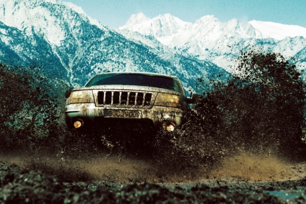 Photograph Simon Stock Jeep In Mud on One Eyeland